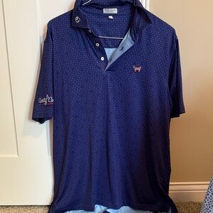Mens Peter Millar Scotty Cameron polo size large